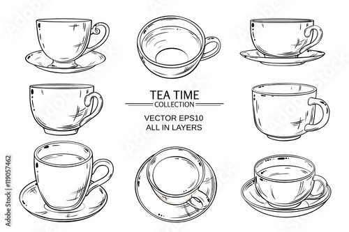 tea cups set