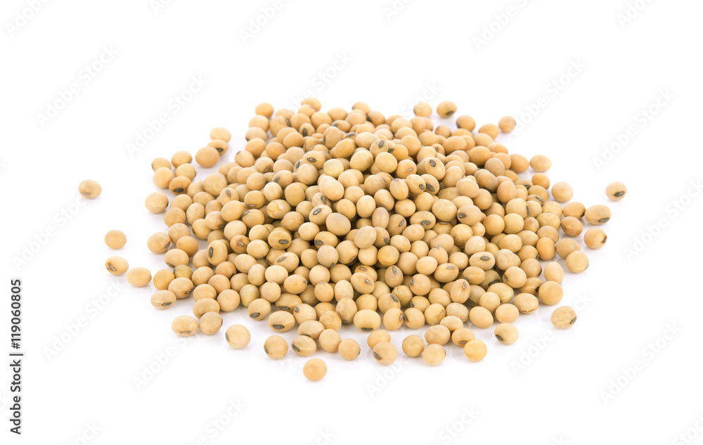 Soy Beans isolated on white background Soy Beans isolated on white background