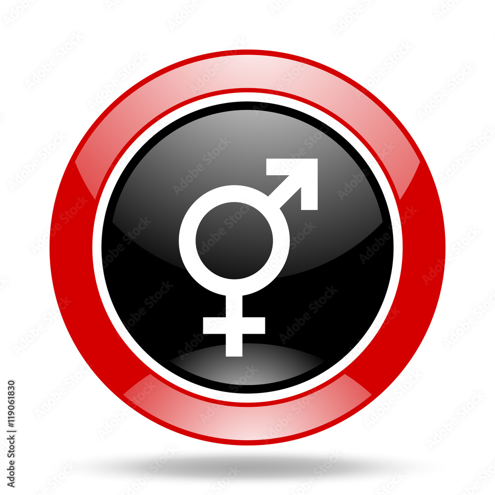 sex red and black web glossy round icon sex red and black web glossy round icon