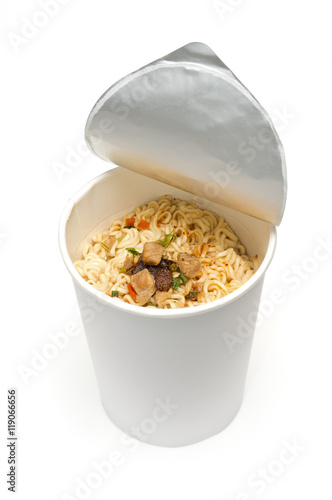 Canvas Print cooked instant cup