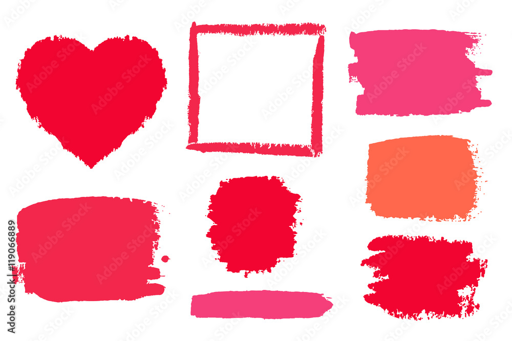 Vector background set of brushes for decoration Vector background set of brushes for decoration