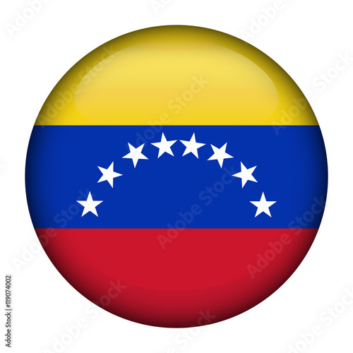 Round glossy Button with flag of Venezuela Free Download Round glossy Button with flag of Venezuela - GFXLoad