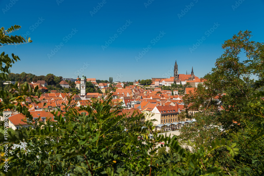 Obraz premium Stadtansicht Meißen mit Blick über die Altstadt