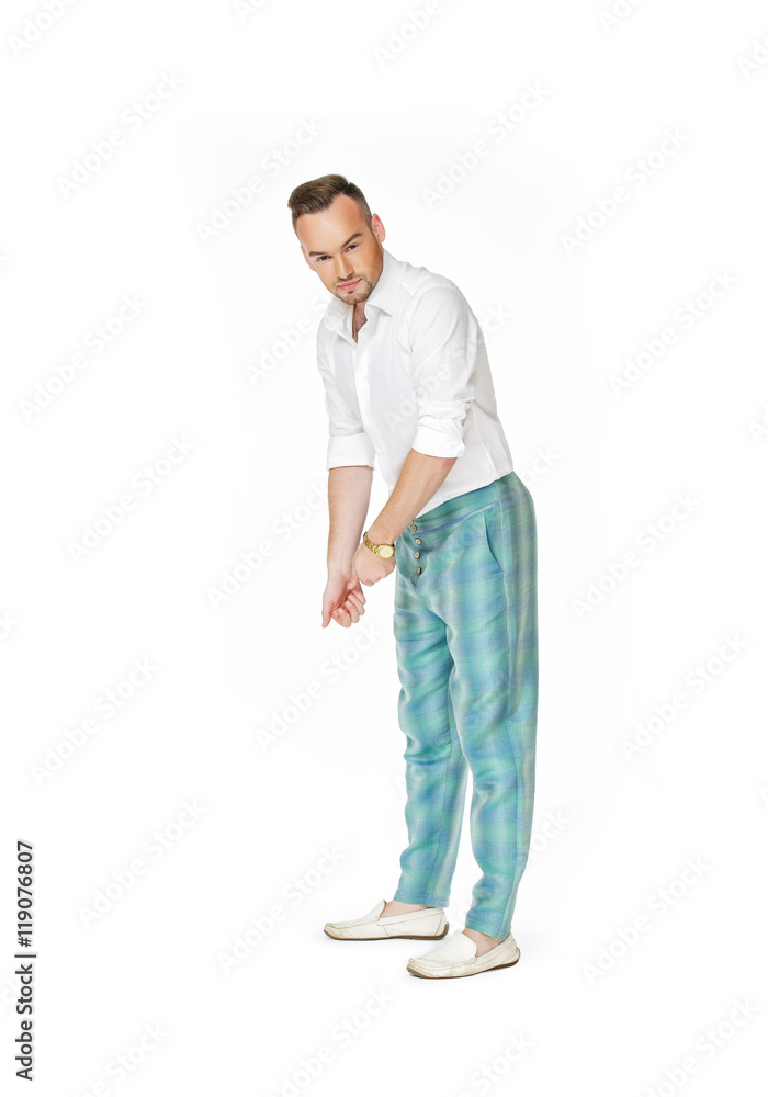 Man in fashionable clothes Man in fashionable clothes