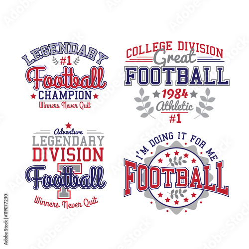 American Football Badges