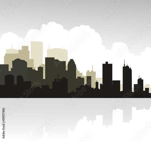 City Skyline - Vector