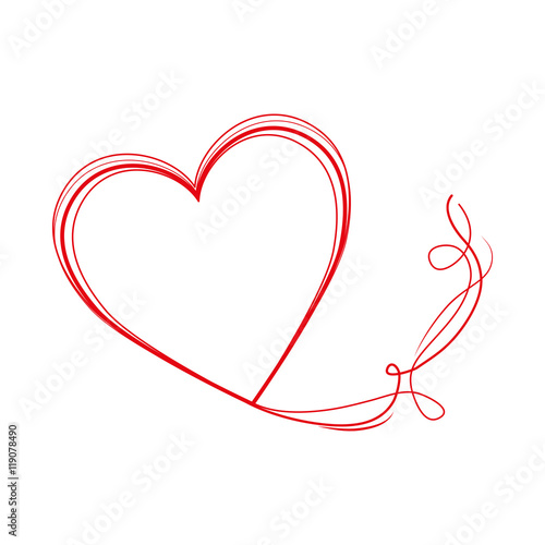 heart love romantic passion symbol icon design vector illustration