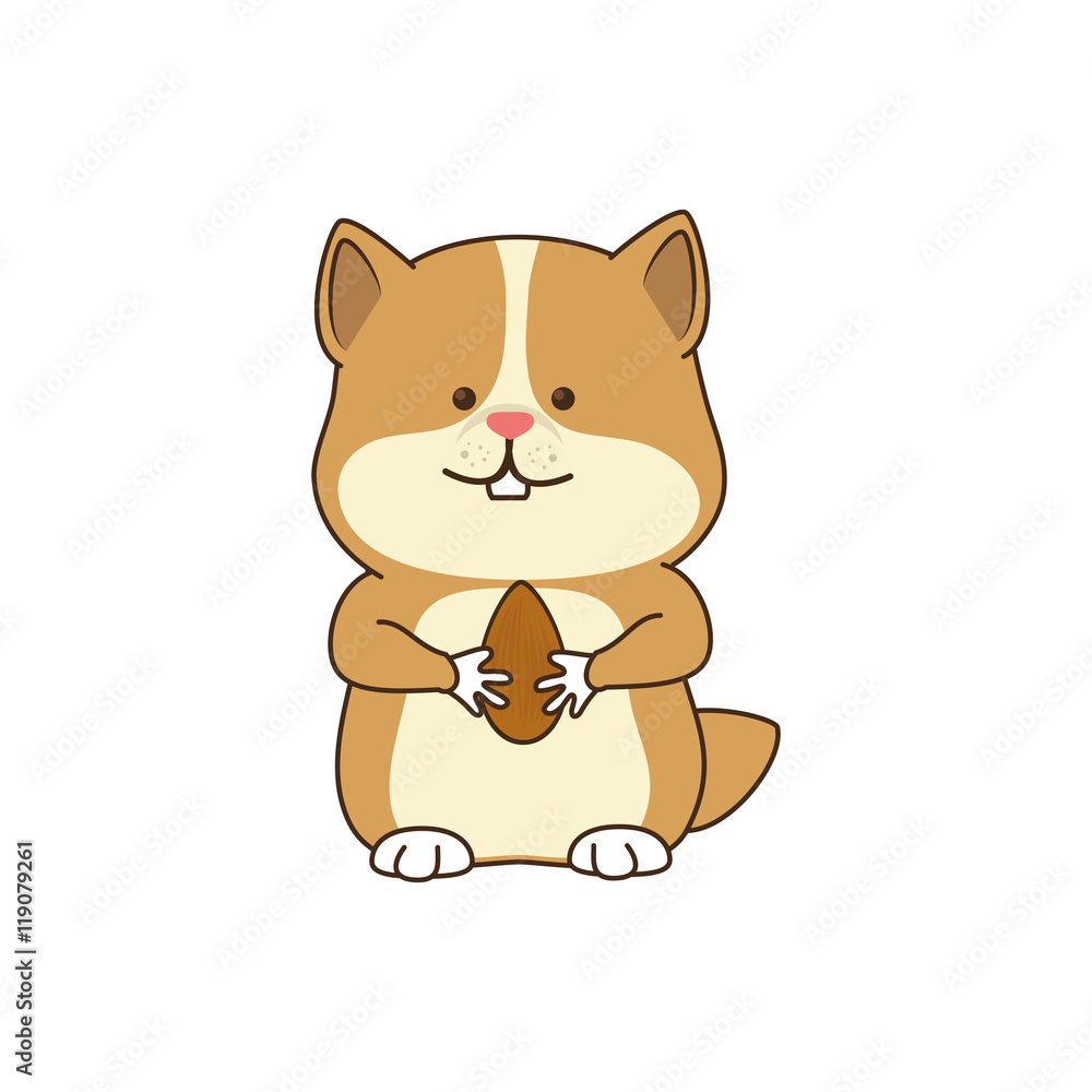 squirrel chipmunk holding a nut wildlife animal vector illustration squirrel chipmunk holding a nut wildlife animal vector illustration