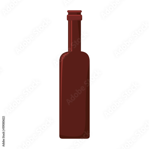 wine alcohol liquor drink bottle beverage winery vector illustration