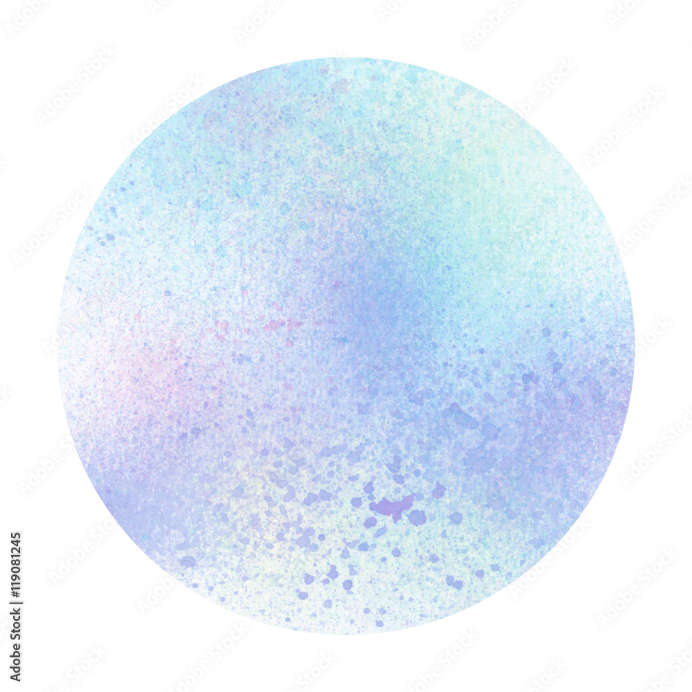 Pastel watercolor circle on white background Pastel watercolor circle on white background