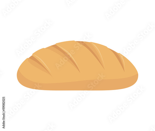 bread bakery product traditional fresh food vector illustration