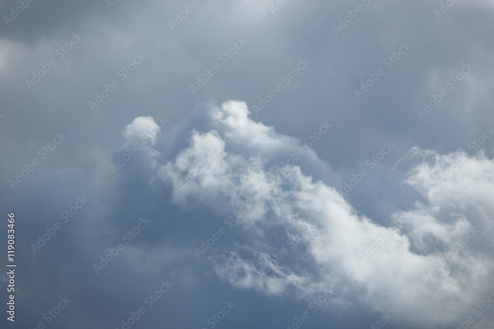 Figured clouds like a sea/Horizontal abstract background Figured clouds like a sea/Horizontal abstract background