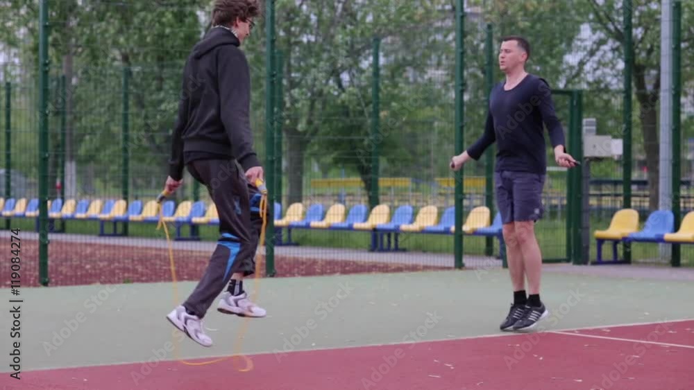 Jumping With a Skipping Rope Jumping With a Skipping Rope