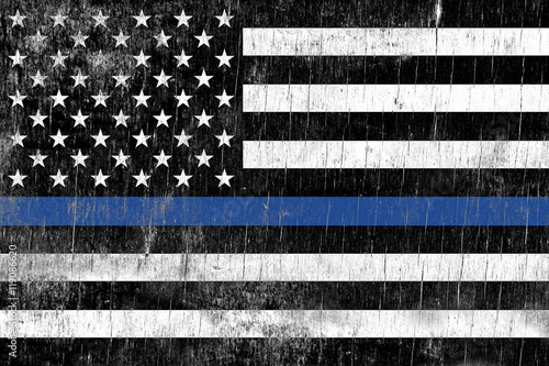 Fotografija Law Enforcement Police Support Flag