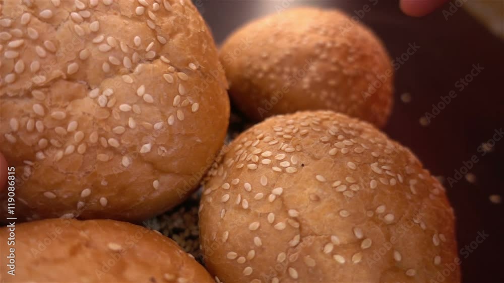 fresh organic bread baked with healthy sesame seeds hd fresh organic bread baked with healthy sesame seeds hd
