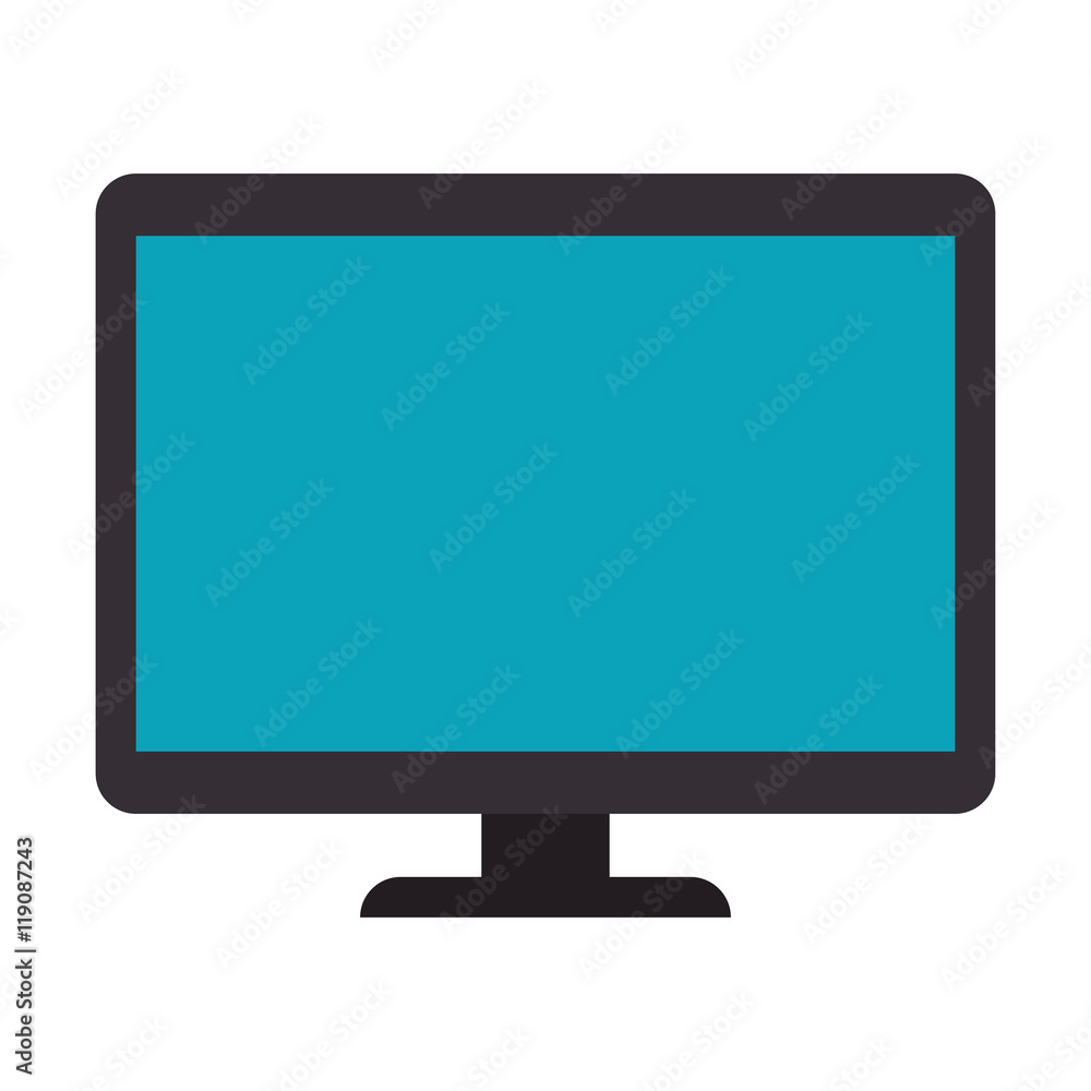 monitor screen computer technology and electronic device vector illustration monitor screen computer technology and electronic device vector illustration