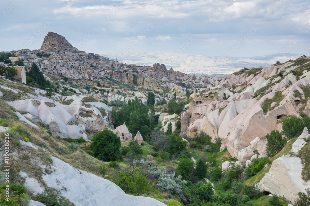 Fototapeta premium Landscape in Cappadocia, Turkey
