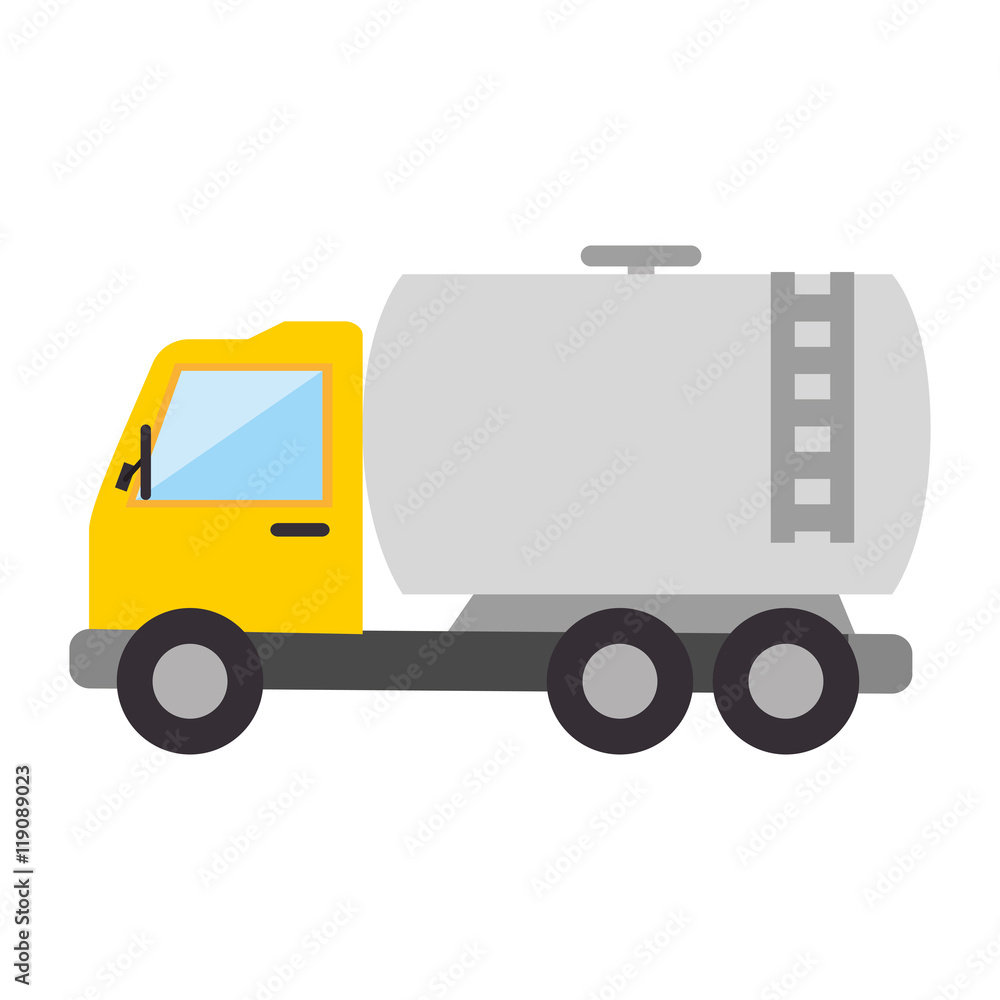 truck gas station cargo oil vehicle industry vector illustration truck gas station cargo oil vehicle industry vector illustration