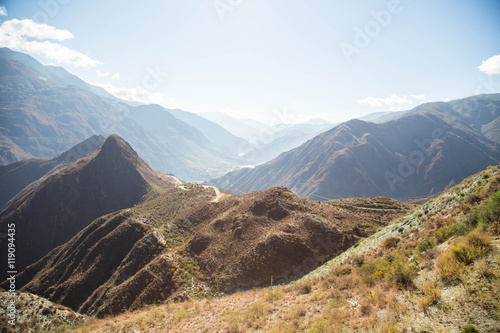 Mountains in the Tibet of China photo