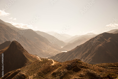 Mountains in the Tibet of China photo