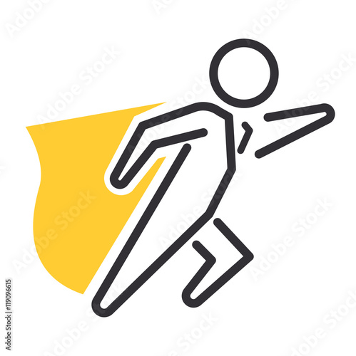 Business motivation icon vector
