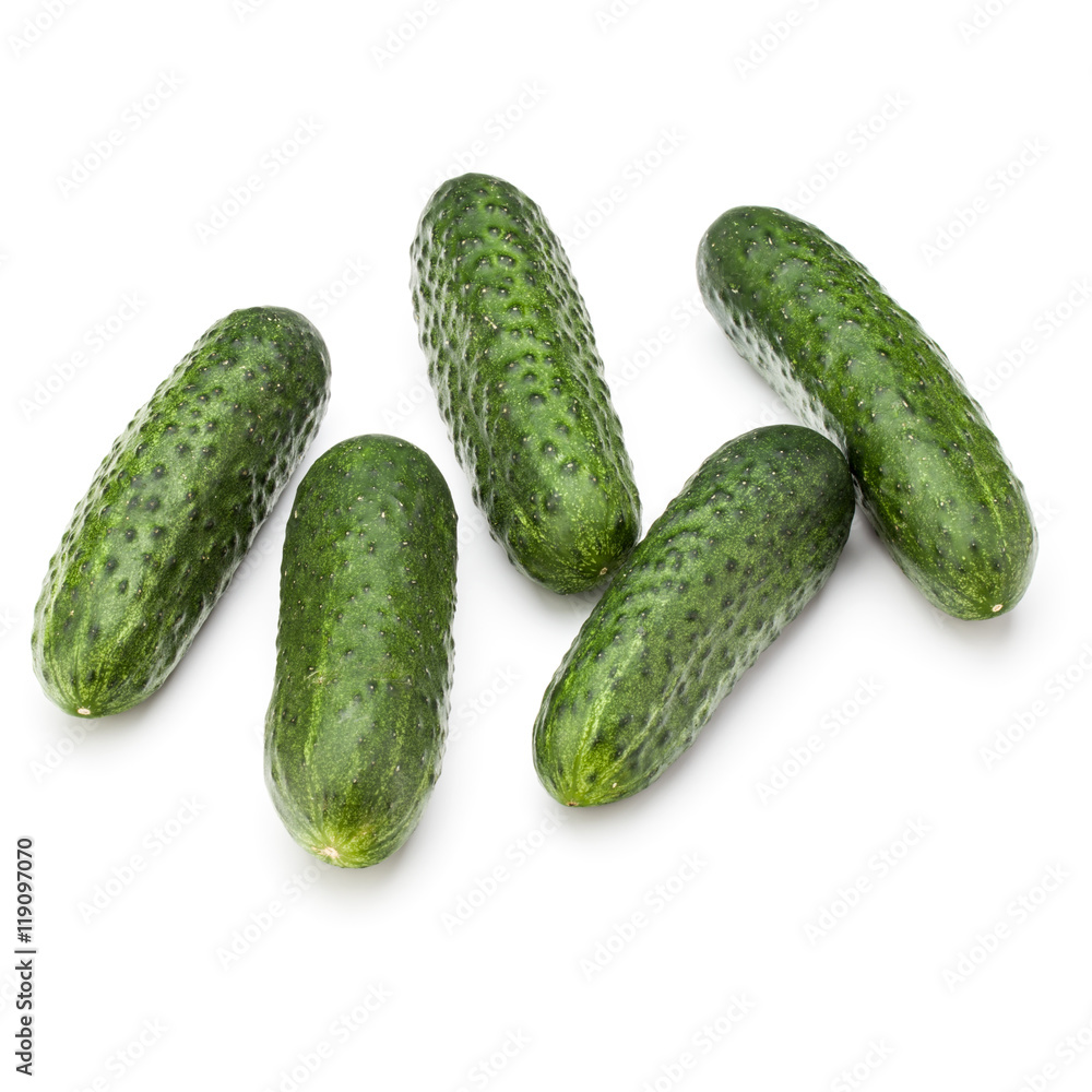 Cucumber vegetable isolated on white background cutout Cucumber vegetable isolated on white background cutout
