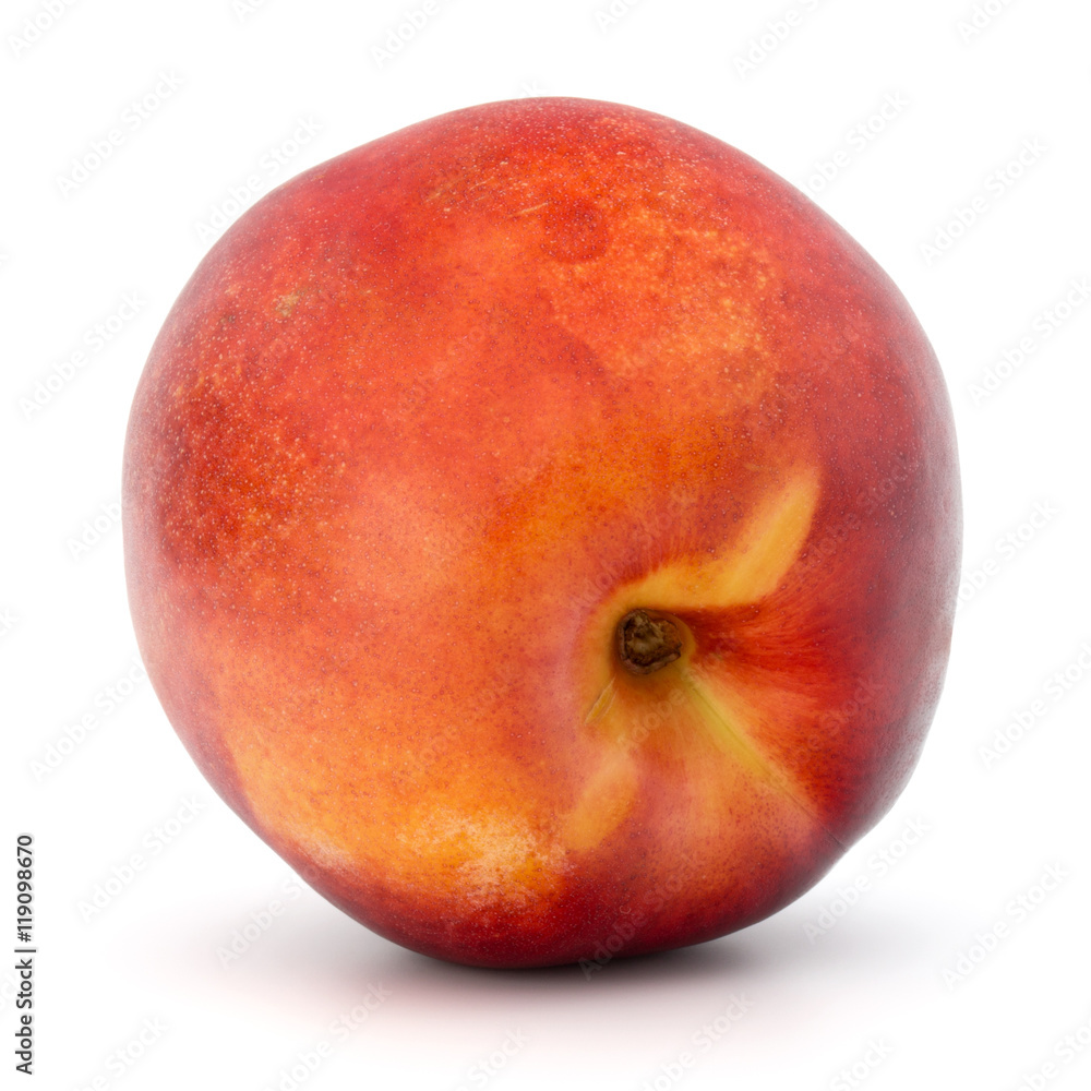 Nectarine fruit isolated on white background close up Nectarine fruit isolated on white background close up