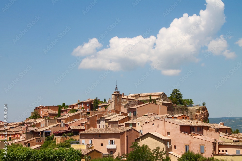 Il villaggio di Roussillon - Francia