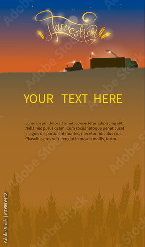 Harvesting, machinery harvester