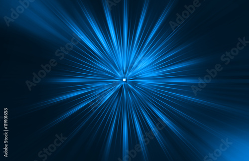 abstract zoom blue background