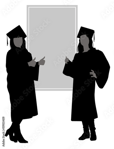 bachelors vector silhouette