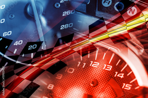 Fotografie Racing Background