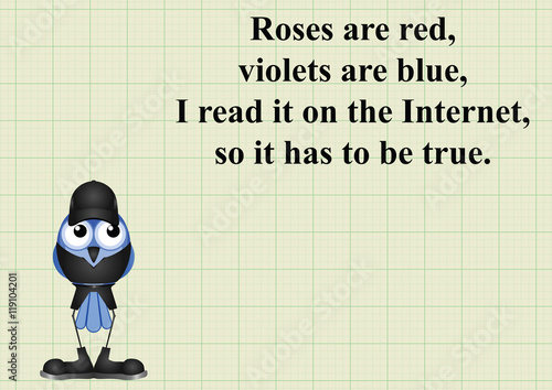 Comical internet poem 