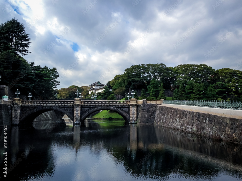 Nijubashi Bridge and Imperial Palace - Tokyo, Japan Nijubashi Bridge and Imperial Palace - Tokyo, Japan