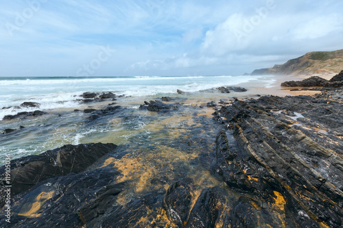 Castelejo beach (Algarve, Portugal).