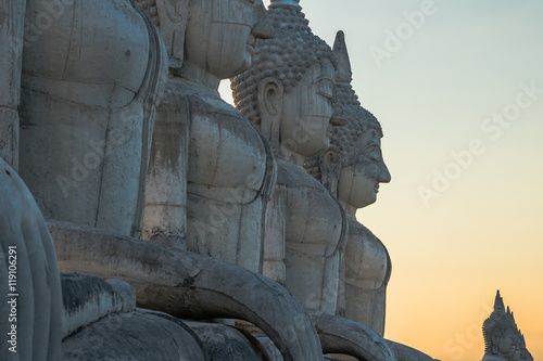 Buddha park in Thungsong Nakornsrithumrach province.Location is a vast national park of Buddhism. A large statue of Lord Buddha hundreds. Set to deploy