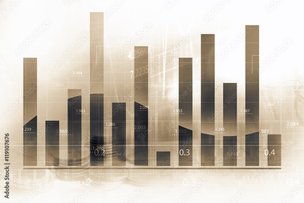 Obraz premium Finance data concept
