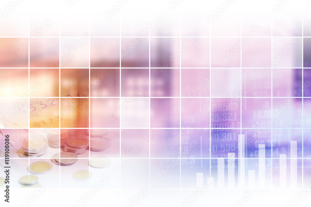 Obraz premium Finance data concept