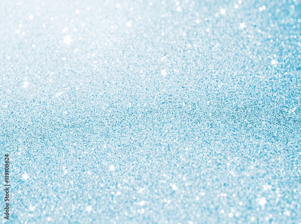 Obraz premium blue glitter texture christmas abstract background