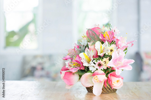 Canvas-taulu Colorful decoration artificial flower