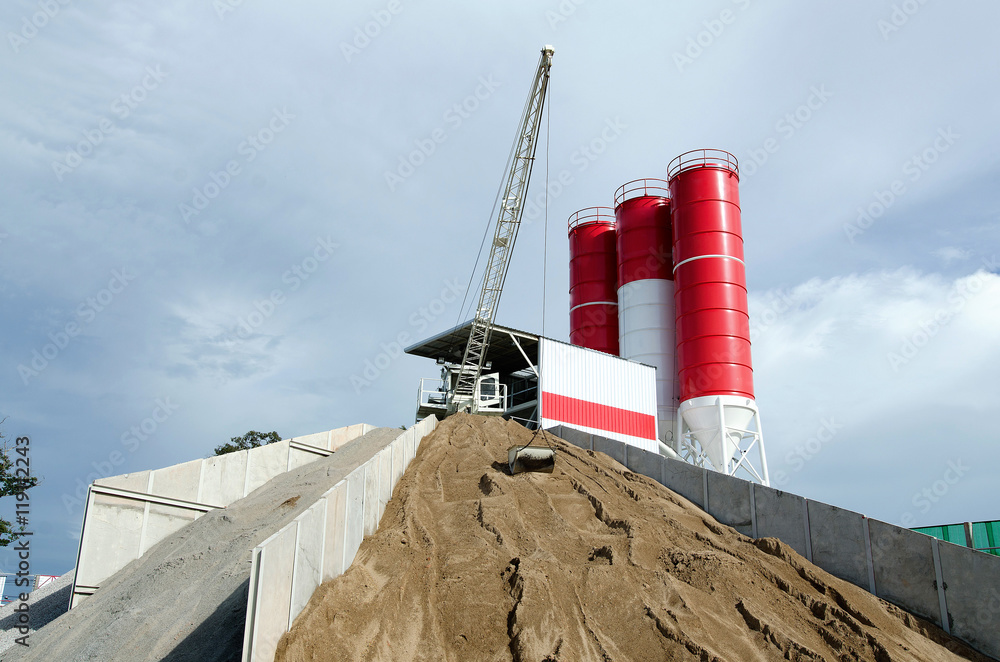 Obraz premium Cement plant ,mix concret