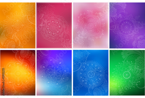 abstract vector pattern of a tattoo henna