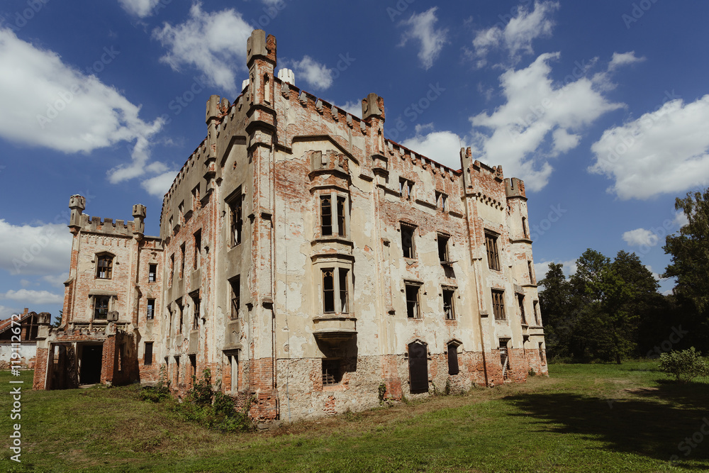 Ruins of state castle, Cesky Rudolec