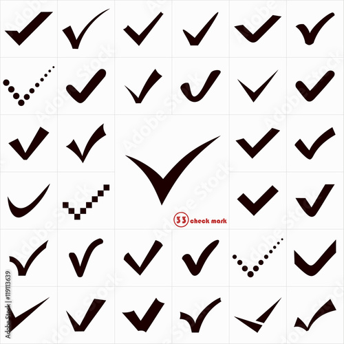 Check Marks or Ticks