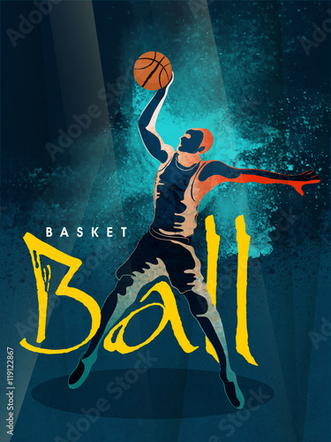 Basketball Player for Sports concept.