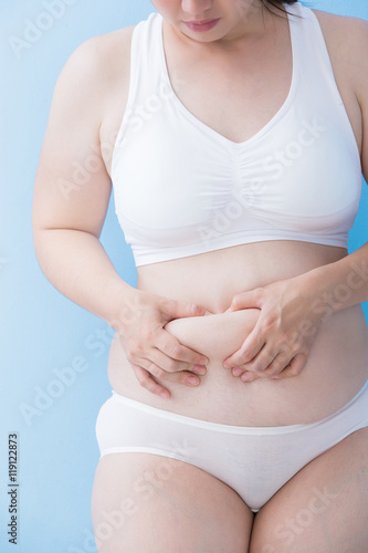 Wallpaper Mural Fat overweight woman Torontodigital.ca