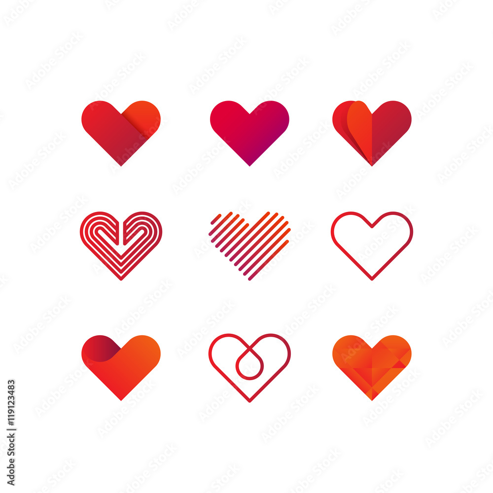Heart Logo Love Vector Images (over 110,000)