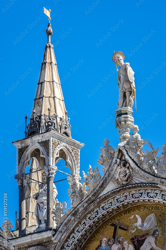 Basilica of Saint Mark (828, 1094). Piazza San Marco, Venice.