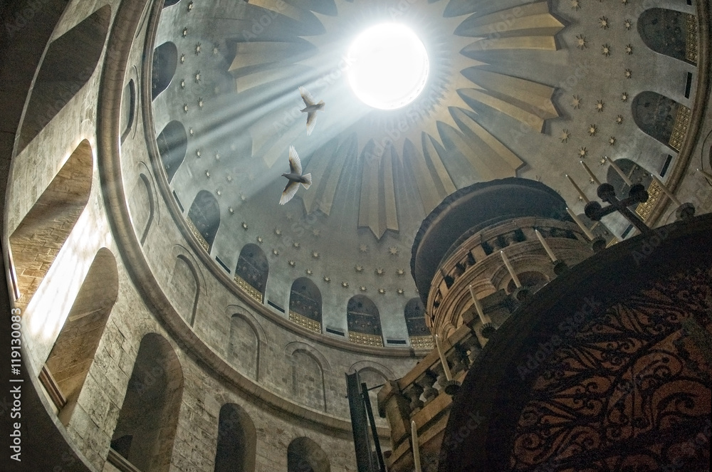 Naklejka premium Church of the Holy Sepulchre