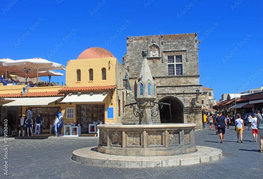 Fototapeta premium Ville de Rhodes